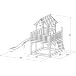 Cabane enfant Axi Atka sans balancoire