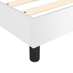 vidaXL Cadre de lit Blanc 120x200 cm Similicuir