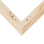 vidaXL Jardinière 60x60x68 5 cm bois de pin massif