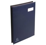 Parapheur 24 compartiments bleu  couverture en PVC expansé EXACOMPTA