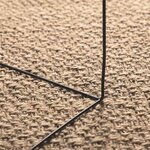 vidaXL Tapis ZIZUR beige 140x200 cm aspect de jute intérieur extérieur