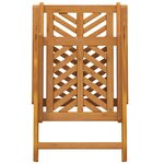 vidaXL Fauteuil inclinable 8 Pièces Marron 57 x 71 x 90cm bois