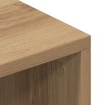 vidaXL Meuble TV Chêne Artisan 69 5x30x50 cm Bois d'ingénierie