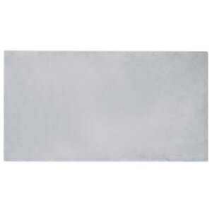 vidaXL Tapis en Fourrure Synthétique de Lapin Olite Gris 60 x 110 cm