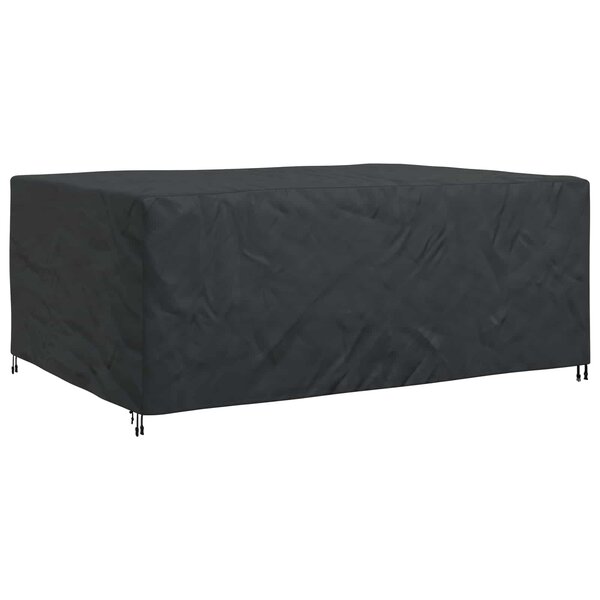 vidaXL Housse pour meubles Uni Noir 280 x 204 x 106 cm 420D
