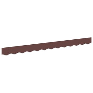 vidaXL Valance de Auvent pour Cadre de 2.5m Marron 2.3x0.2m