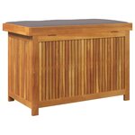 vidaXL Boîte à coussins d'extérieur 90x50x60 5 cm bois massif d'acacia