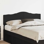 vidaXL Tête de lit Chêne noir 160 cm Bois d'ingénierie