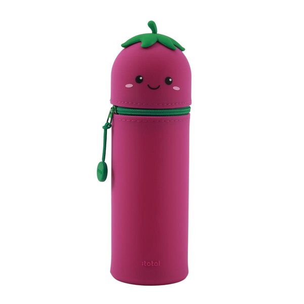 Trousse en silicone ellie eggplant