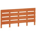 vidaXL Tête de lit cire marron 180 cm bois massif de pin
