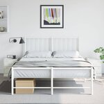 vidaXL Tables de chevet 2 Pièces blanc 34 5x39x44 cm acier