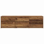 vidaXL Meuble TV avec tiroir Marron 180 x 34 x 50 cm Bois d'ingénierie