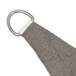 Vidaxl voile de parasol tissu oxford triangulaire 6x6x6 m taupe