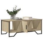 vidaXL Table basse chêne sonoma 100x51x40 cm bois d'ingénierie
