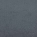 vidaXL Cadre de lit sans matelas gris foncé 100x200 cm velours