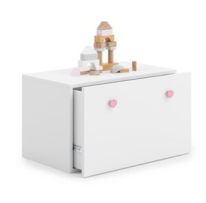 Coffre à jouets Inga rose