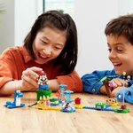 Lego 71398 super mario ensemble d'extension le bord de mer de dorrie  jouet de construction avec crabe pour enfants +6 ans