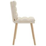 vidaXL Chaises à manger lot de 4 Lin