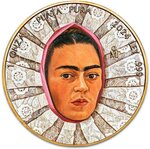 Pièce de monnaie en Argent g 31.1 (1 oz) Millésime 2024 FRIDA KAHLO