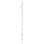 vidaXL Tête de lit murale Blanc 166x3x63 cm Bois massif de pin