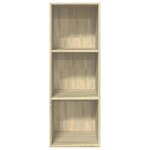 vidaXL Bibliothèque chêne sonoma 40x30x114 cm bois d'ingénierie