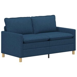 vidaXL Canapé Bleu 156 x 81 x 87 5 cm Tissu