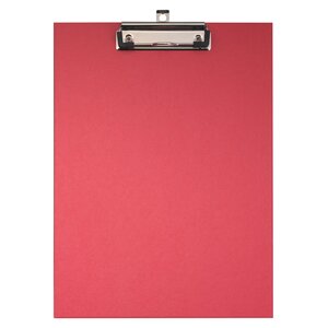 Porte-bloc Papier Enduit - Format 23x32cm Pour A4 - Rouge - Exacompta