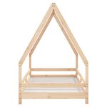 vidaXL Cadre de lit pour enfant 90x190 cm Bois de pin massif