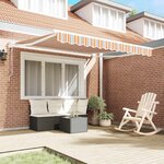 vidaXL Auvent Rétractable Multicolore 300 x 250 cm