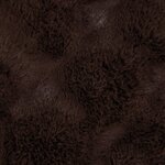 vidaXL Couverture en Fourrure de Lapin Synthétique Camel 240 x 270 cm
