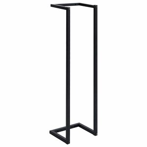 vidaXL Porte-serviette Noir 25x20x95 cm Fer