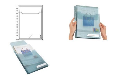 pochette CombiFile Maxi, format A4, PP, transparent LEITZ
