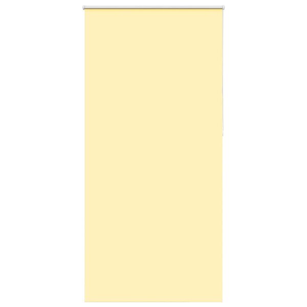 vidaXL Store enrouleur occultant jaune largeur du tissu 90 7 cm