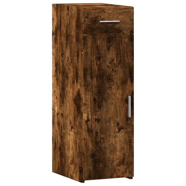 vidaXL Buffet chêne fumé 30x42 5x93 cm bois d'ingénierie