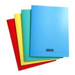 Cahier piqué POLYPRO 24x32cm 48p Q.5X5 90g Couleurs aléatoires CALLIGRAPHE