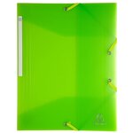 Chemise à élastiques PP A4 Chromaline Translucide Couleur Aléatoire x 30 EXACOMPTA