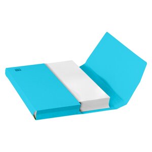 Chemise à soufflet oxford vip 25 x 32 cm bleu pastel - paquet de 50