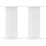 vidaXL Supports pour plantes 2 Pièces blanc 30x30x60 cm bois d'ingénierie