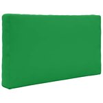 vidaXL Coussin de canapé d'extérieur 2 Pièces Vert Polyester