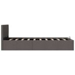 vidaXL Cadre de lit à rangement hydraulique sans matelas 90x200 cm