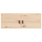 vidaXL Armoires murales 2 Pièces 80x30x30 cm Bois de pin massif