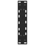 vidaXL Pieds de table basse Noir 2 pièces 28 x (42-43) cm Acier