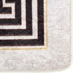 vidaXL Tapis lavable antidérapant 120x180 cm beige clair