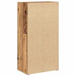 vidaXL Bibliothèque vieux bois 40x24x77 cm bois d'ingénierie