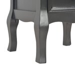 vidaXL Tables de chevet 2 Pièces Noir 35x30x49 cm MDF