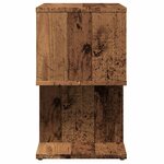 vidaXL Table de chevet vieux bois 50x30x51 5 cm bois d'ingénierie