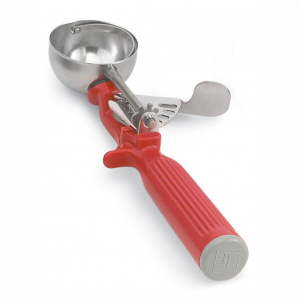 Cuillère à glace couleur rouge ø 4 8 cm - pujadas -  - inox0.394