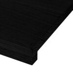 vidaXL Marches d'escalier 2 Pièces marron foncé 120x25x2 cm chêne massif