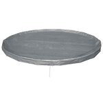 Bestway Couverture de piscine 1 Ø5 49 m Rond Polyester Gris for