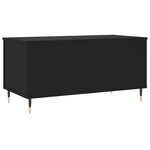 vidaXL Table basse Noir 90x44 5x45 cm Bois d'ingénierie